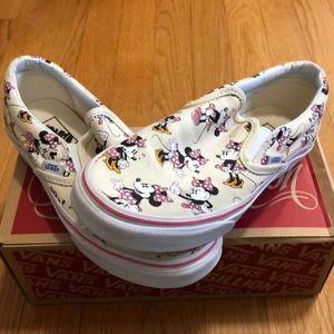 Limited Edition Minnie Mouse Slip On Vans
